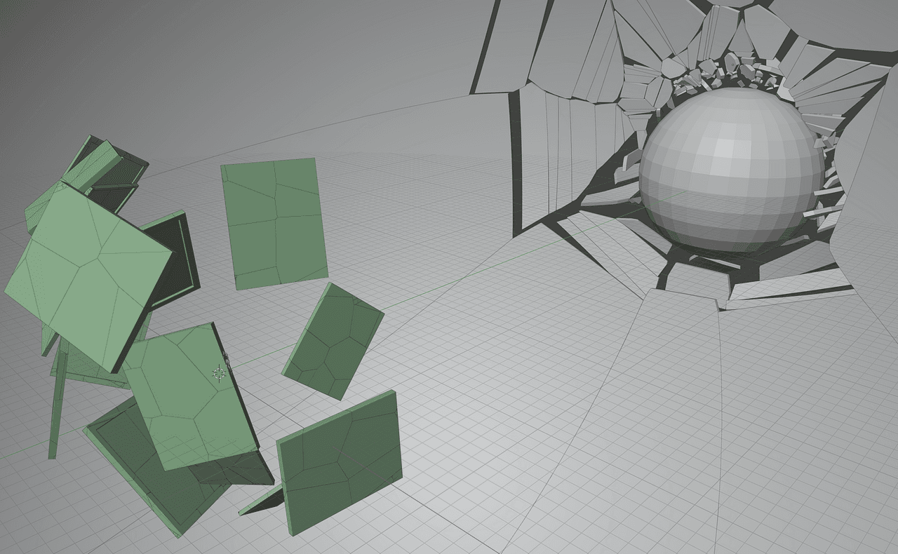 Blender fracture setup